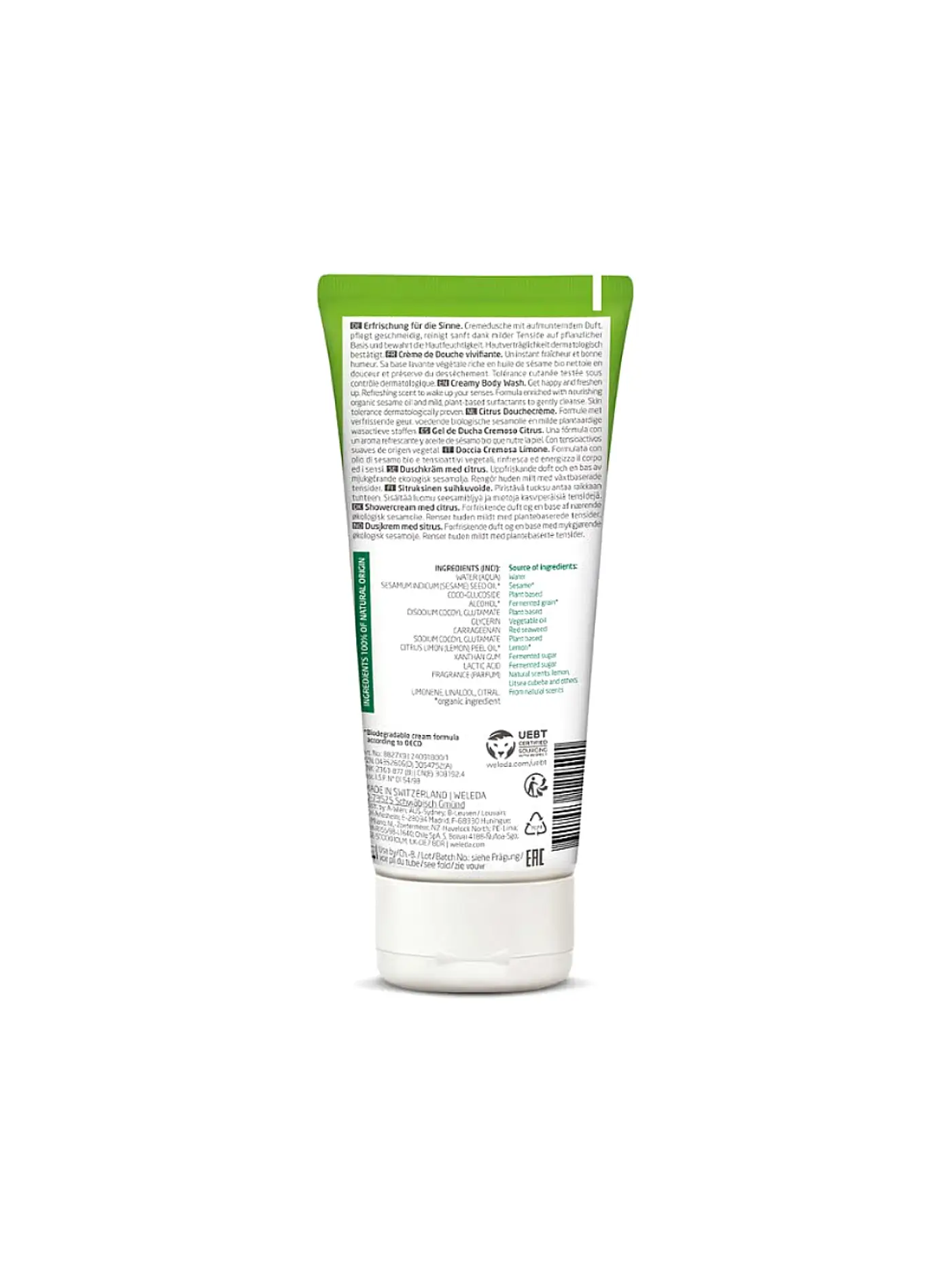 WELEDA | Refresh – Erfrischungsdusche Citrus 200ml | 
